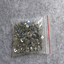 one bag random mixed brand watch random size steel crown for fix repair watchmaker accessory fitting parts watch shop store 291P
