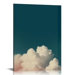 Canvas Wall Art Beautiful Cloud on Sky Canvas Prints Home Artwork Decoration for Living Room,Bedroom