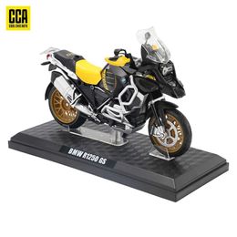 Diecast Model Cars CCA 1 12 BMW R1250 GS S1000R with base alloy die-cast car motorcycle model toy gift giving die-cast static motorcycle model Y240530XTH2