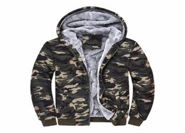 Men039s Hoodies Sweatshirts Sudaderas Hombre 2022 Brand Clothing Camouflage Tracksuits Velvet Fleece Thick Camo Mens And2170508
