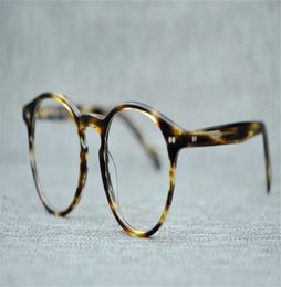 new men optical glasses frame oliver eyewear brand vintage round eyeglasses frames for women myopia glasses ov5241 with original b3063170