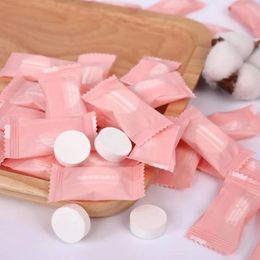 50pcs/lot Mini Compressed Towel Disposable Capsules Towel Face Care Tablet Outdoor Travel Cloth Wipes Paper Tissue