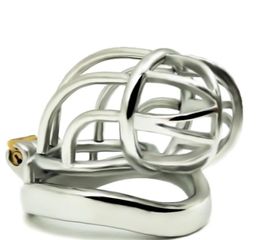 Massage FRRK Ergonomic Stainless Steel Stealth Lock Male Device Cock Cage Adult Game Sex Toys For Men Arc and Round Penis Ring5593625