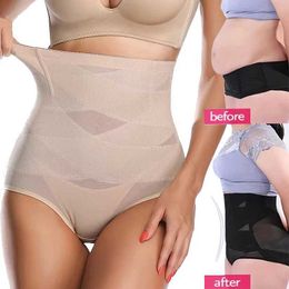 Waist Tummy Shaper Women Butt Lifter Shapewear High Waist Double Tummy Control Panties Waist Trainer Body Shaper Slimming Seamless Underwear Briefs z240530