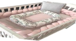 Baby Bumper Bed Braided Crib Bumpers for Boys Girls Infant Crib Protector Cot Bumper Tour De Lit Bebe Tresse Room Decor Q08287475108