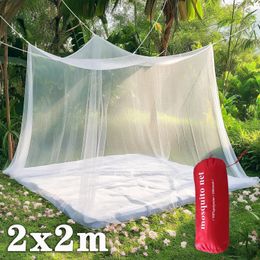 4PCS Outdoor Large White Camping Mosquito Net Travel Portable Insect Proof Tent Indoor Bedroom Sleeping 240530