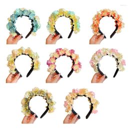 Party Supplies Bride Floral Headbands Flower Women Garlands Crown Hair Wreath For Wedding Wholesale