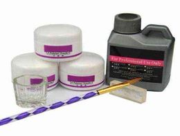 7 Pcsset Acrylic Powder Acrylic Nail Kit Crystal Polymer Acrylic For Set For Manicure Need Uv Lamp Nail Art Brush5832877