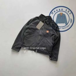 carhartte jacket Designer mens jackets Fashion carhartte top quality 100% cotton coat mesh lining work jacket carhar jackets oversized men winter coats de3