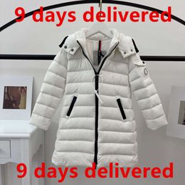 Dhgate store Hooded Kids Coats Baby Designer Coat Winter Jacket Long A-shaped Zipper Thick Warm Outwear Clothing 2022 New Boys Girls Outerwear Jackets