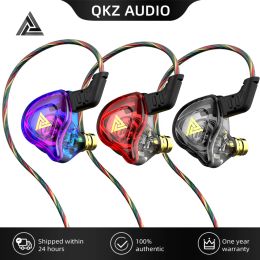 Earphones QKZ AK6 Wired Earbuds, InEar Headphones with Microphone, Noise Cancelling Earphones for Sports, Gaming, and Music