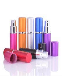 5ml Spray Perfume Bottle Travel Refillable Empty Cosmetic Container Atomizer Aluminum Portable Bottles7455374