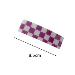 Hair Accessories Korean Checkerboard Hairpin Sweet Wild Bangs Clip Headband For Women Simple Colour Plaid Drop Delivery Products Tools Dhujh