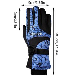 Winter Cycling Gloves Full Finger Bike Gloves, Ski Gloves, Slip Resistant, Windproof, High Density, Thermal Gloves for Texting