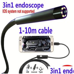 Diagnostic Tools 7Mmhd Lens Industrial Endoscope Ip67 Waterproof Tool For Car Repair Air Conditioner Sewer Pipe Detection - Android Ty Otvxc