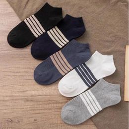 Women Socks 1 Pair Men's And Women's Striped Summer Thin Sports Breathable Boat