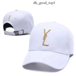 Ysla Men's Baseball Cap England Luxury Designer Brand Casquette Caps Embroidered Women's Hat Running Outdoor Hip-Hop Classic Sunshade St Laurant Designer D77