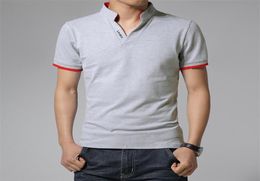 Summer Fashion Mens T Shirts Vneck Slim Fit Short Sleeve T Shirt Mens Clothing Trend Casual Tee Shirt M5xl Y190606019193738