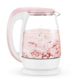 Pink 18L Glass Automatic Electric Water Kettle 1500W Water Heater Boiling Pot Kitchen Appliance Temperature Control78948387815299