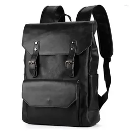 Backpack Retro Style Men European Fashion Trend Large Capacity And Simple Travel Computer Bags Unisex
