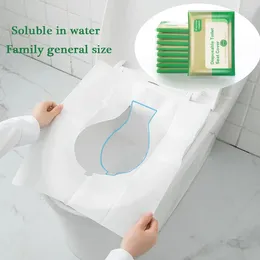 Toilet Seat Covers Disposable Cover Paper Waterproof Soluble Water Type Travel Safety Portable Pad Bathroom Accessories