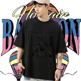 DIY Customised T shirt Plus Size Cartoon Street Casual Men Clothes T-Shirt Cotton Breathable Short Sleeve Classic Wear