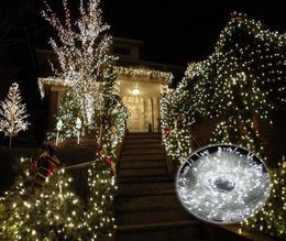 10M 100 LED String decorative Lights Waterproof 8 Modes USEU Plug For ChristmasWeddingParty Decoration Christmas tree light2713280