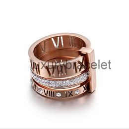 2021 Gold Ring Design Men Designer Jewelry Women Beautiful Charm Titanium Steel Number Letter Sier Jewellery Diamonds High End Mens Rings