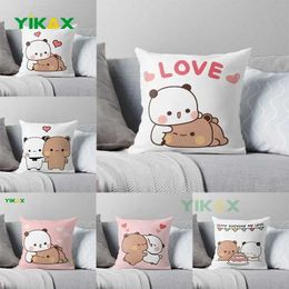 Plush Pillows Cushions Maternity Panda Bear Hug Bubu Duda Mochi Peach Cat Throw Pillow Bedroom Sofa Anime Fashion Pillowcase Chair Space Cover Home Decor WX5.29