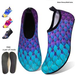 Choice New Arrival Aqua Women Footbare Quick dry Water Fiess Sea Beach Swimming &Yoga Socks Shoes