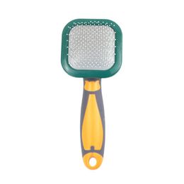 Pet Grooming Self Cleaning Slicker Brush for Small Medium Dogs Pet Dog Hair Brush Cat Comb Pet Removes Hairs Brush Dog Supplies