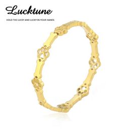 Couple Rings Lucktune Cute Animal Adjustable Ring Stainless Steel Dog Cat Claw Bone Finger Ring Female Couple Kpop Jewelry Valentines Day Gift S245309