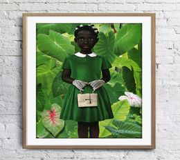 Ruud van Empel Standing In Green Green Dress Art Poster Wall Decor Pictures Art Print Home Decor Poster Unframe 16 24 36 47 Inches6921415