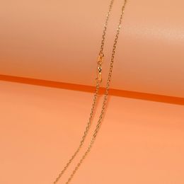 1pcs Wholesale Gold Filled Necklace Fashion Jewellery Singapore Link Chain 2mm Necklace 16-30 Inches Pendant Chain 2186