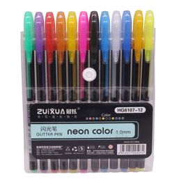 1 Bag Flash Pen 36/24/18/12 Colors Gouache Highlighter Painting Watercolor Brush Student Gift Learning Supplies