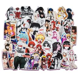 100pcs Sexy Car sticker Anime Hentai Pinup Bunny girl Waifu Decal Stickers suitcase laptop Car Truck Waterproof6424695