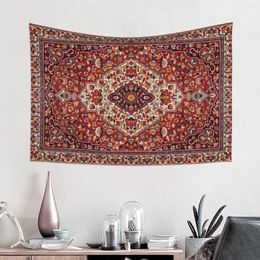 Tapestries Persian Vintage Tapestry Bohemian Fabric Wall Hanging Ancient Antique Decor Table Cover Mandala Blanket