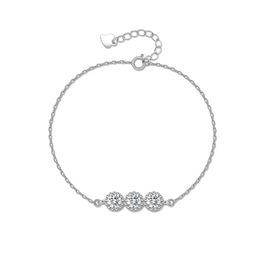 Fashionable and Luxurious 925 Sterling Silver Bracelet Minimalist and Niche Design with A Sense of Luxury 240530