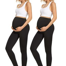 Woman Maternity Leggings Adjustable Waist Postpartum Pregnant Pregnancy Clothes Pants Ropa Mujer EmbarazadaF4531