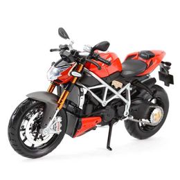 Diecast Model Cars Maisto 1 12 Ducati Mod. Streetfighter S Red Die Cast Vehicles Collectible Hobbies Motorcycle Model Toys Y24053015YW