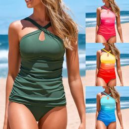 Women's Swimwear Womens Sexy One Bathing Suit Cut Out Backless High Waisted Swimsuit
