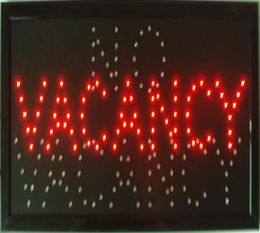 VACANCYNO el motel LED store Open Sign neon Light room vacant Switch chain shiping1473120