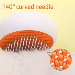 Waterproof Cat Brush Grooming Comb Self Cleaning Dog Slicker Brushes with Smooth Hand Pet Dog Hair Shedding Self Cleaning