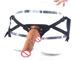 Realistic Thick Dildos Suction Cup Strap On Penis Pants Harness Artificial Big Dick Adult Female Masturbator Lesbian Sex Toy For W2183879