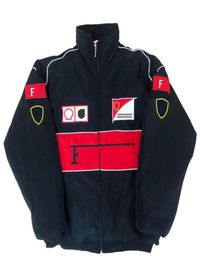 2021 new f1 racing suit jackets retro stylecollege styleEuropean windbreaker cotton spot full embroidery windproof and warm bomb3467252