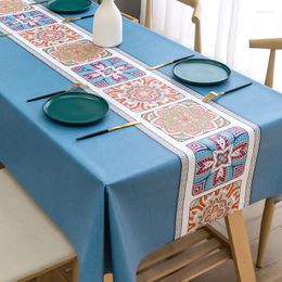 Table Cloth Ethnic Style Dining Chinese Coffee Mat Rectangular Square