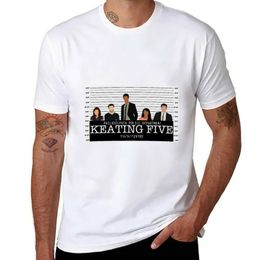 Men's T-Shirts Keating Five Mugshot T-shirt cute plain weave clothing sublimated and quickly drying mens graphic T-shirt funL2405