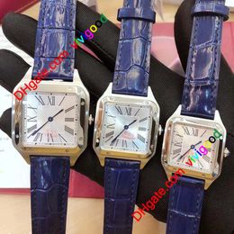 Дизайнерские мужские часы Top Brand Men Square Watch Watch Genuine Nearnable Steel Quartz Watches Высококачественные моды Mens Santo Mo 294H