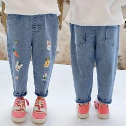 Spring Autumn Fashionable Children Pants Trendy Medium Small Long Pants Baby Children Spring Clothes Jeans