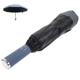 Umbrellas Umbrella Foldable Sun Protection And UV 10-rib Fully Automatic Sunny Or Rainy Travel Miss Rainproof Impact Cloth Fiber Small